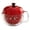 Red, variant on Large Salad Spinner with Double Layer Design Easy to Clean BPA Free ABS Fruit Vegetable Washer Dryer Lettuce Spinner with Drain Basket for Kitchen Food Prep 8.27*6.69 Inch