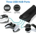 thumbnail image 5 of TSV Cooling Fan Station Fit for PS5 Pro/Slim Disc & Digital Editions with 3-Speed Silent Fan, USB Charging Ports, RGB Light, 5 of 8