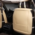 thumbnail image 2 of MLINS Leather Car Seat Cover Universal Auto Seat Cover Car Seat Protector Mat Car Interior Accessory (Beige), 2 of 8