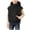 Black, variant on Nilvkv Vest for Boys, Kids Weighted Vest, Solid Color Hooded Zip Up Padded Vest Outerwear Brown 2-3 Years Brown 2-3 Years