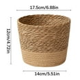 thumbnail image 2 of FHBVT Flower Pots Cover, Seagrass Storage Basket Planter, Hand-Woven Straw Flower Pot for Home, Office, and Garden Decoration, Stylish Storage Solution, 2 of 2