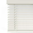thumbnail image 1 of MOOD Faux Wood Blinds | 24 inch blinds for windows | 2" Cordless Blackout Window Treatment | Alabaster Off-White | 24 x 68, 1 of 6