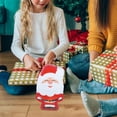 thumbnail image 4 of OULII Lot de 1 Piñata de Noël en Papier Rouge en Forme de Père Noël pour Fête de Compagnie, 4 of 8