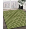 thumbnail image 3 of Ahgly Company Machine Washable Indoor Square Transitional Pistachio Green Area Rugs, 4' Square, 3 of 7