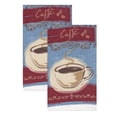 thumbnail image 3 of American Mills Cotton Kitchen Dish Towels 2 Pack Set, 16.5 x 26 inches Caffe Coffee, 3 of 6