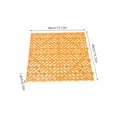thumbnail image 2 of HIAKDOFT Square Deck Tiles Interlocking Garage Floor Mats Yellow Durable and Weather Resistant 1Pack, 2 of 7