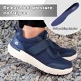 thumbnail image 2 of FitVille Diabetic Shoes for Men Extra Extra Wide Walking Shoes, Dark Blue, Size 12 Xx-Wide, 2 of 6