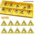 thumbnail image 2 of 10Pcs 40 Types CNC Carbide Tips Inserts Blade Cutter Lathe Turning Tool + Box Tu, 2 of 5