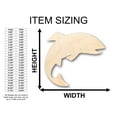 thumbnail image 2 of Unfinished Wood Salmon Fish Shape - Craft - up to 46" DIY 4" / 1/4", 2 of 3