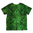 thumbnail image 2 of Halloween Green Snake Snakeskin Costume All Over Toddler T Shirt Multi 4T, 2 of 2