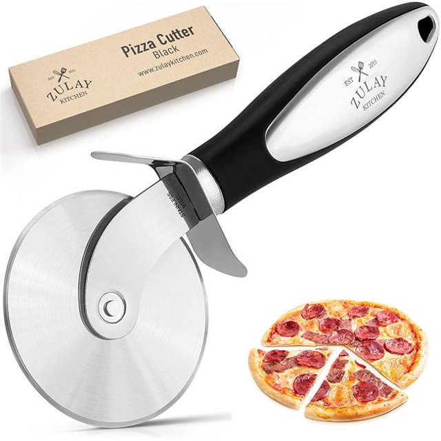 Zulay Kitchen ZULB087XCJ7KS Poignée Incurvée de la Molette de Coupe à Pizza Zulay Kitchen