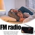 thumbnail image 4 of Y-509 Radio Fm Portátil Mini Altavoz Raido Digital Con Pantalla De Linterna Led Reproductor De Música Mp3 Scienceny EL013073-00, 4 of 6