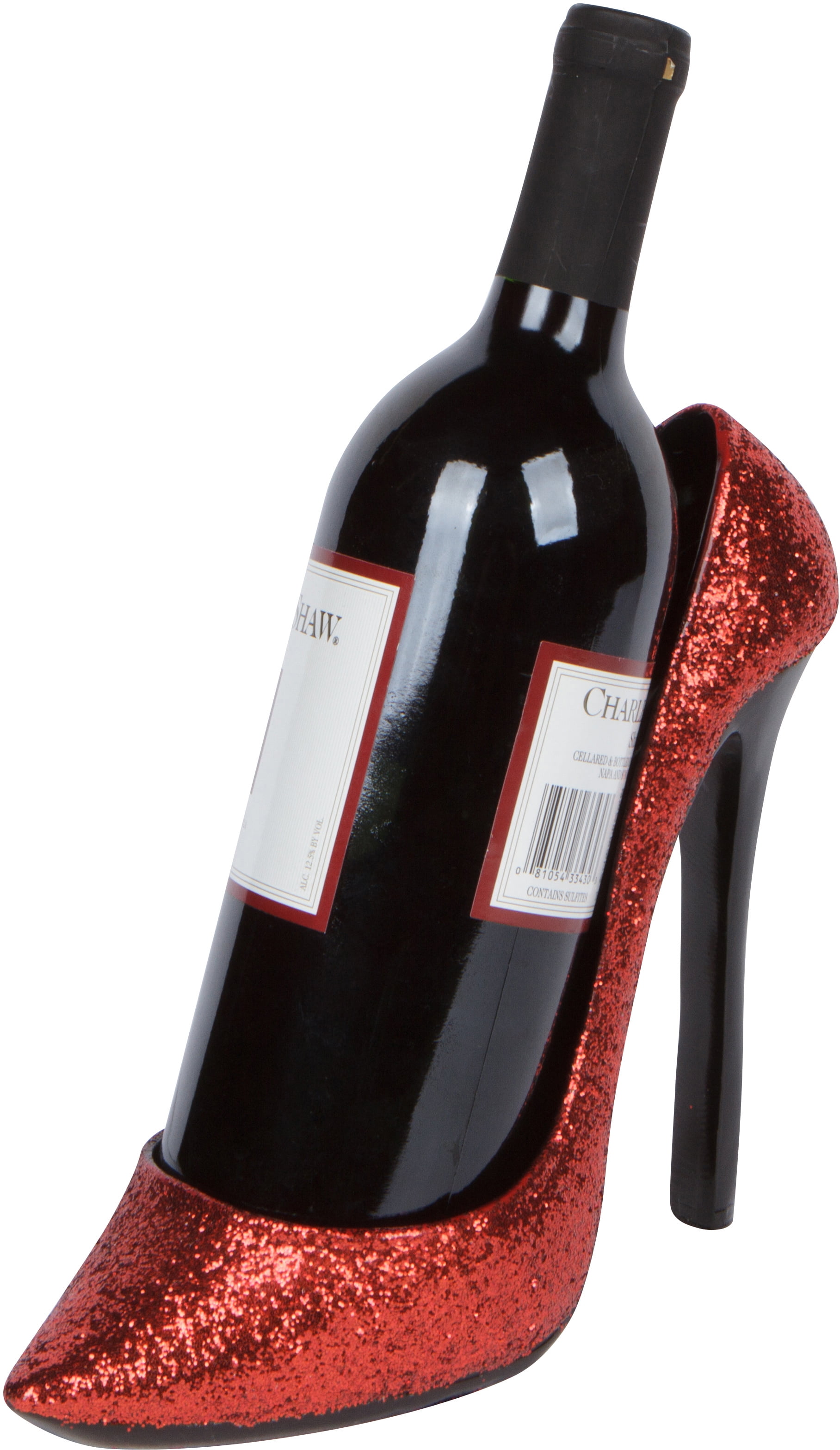 8.5" x 7"H High Heel Wine Bottle Holder Stylish Conversation Starter