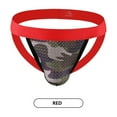 thumbnail image 2 of Men's Boxer Briefs Underpants Men Briefs Size Medium Large Pouch Mens Underwear Soft Mens Comfort Pouch Underwear Men for Supporting Watermelon Red L, 2 of 3