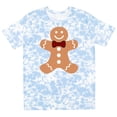 thumbnail image 3 of Inktastic Cute Gingerbread Man with Red Plaid Bowtie T-Shirt, 3 of 5