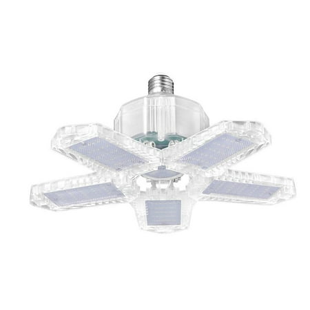 

Led Garage Light Bulb Adjustable Deformable Ceiling Fixture Lights Workshop Lamp