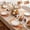 2 Pcs, variant on Fall Placemats, 17.71x11.81 Inch Double Sided Pumpkin Placemats with Autumn Maple Leaf Print, Stitched Cotton Linen Table Mat, Rustic Harvest Decor for Kitchen Table Thanksgiving Arrangement