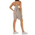 thumbnail image 2 of Xuanfei Women Solid Color V Neck Sleeveless Pockets Cami Jumpsuit Rompers, 2 of 5
