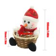 thumbnail image 4 of Cesta de almacenamiento de Navidad Caja de dulces Cesta de almacenamiento Titular Decoraciones de Navidad yeacher Organizador de almacenamiento, 4 of 7