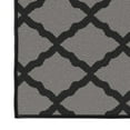 thumbnail image 2 of Ottomanson Trellis Bathroom Runner Rug 20" x 59" - Non Slip Low Pile Carpet, Dark Gray, 2 of 13