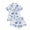 Z1-Blue, variant on Women's 2 Piece Summer Ocean Print Pajama Sets Starfish Shell Sleepwear Short Sleeve Nightwear Soft Lounge Sets