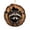 A03 | Raccoon in Broken Log, variant on romoty 3D Woodland Animal Squirrel Christmas Ornament Resin Hollow Walnut Tree Trunk Hanging Pendant Decorative Forest Figurine Holiday Tree Decoration