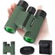 thumbnail image 2 of Binoculares HD 10x22 para adultos y niños, lente ED con revestimiento de 60 capas, compactos, impermeables y antivaho para observación de aves, caza, observación de estrellas y viajes., 2 of 8