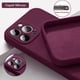 thumbnail image 2 of Nueva funda de teléfono para IPhone 15 14 13 11 12 Pro Max Mini X XS Max 15 Plus silicona Color sólido protección contra caídas y colisiones, 2 of 5