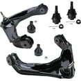 thumbnail image 5 of Detroit Axle - Front Control Arms w/ Ball Joints Pitman Idler Arm Tie Rods 24pc Lug Nuts w/ Keys Replacement for Silverado Sierra 1500 HD 2500 3500, 5 of 7