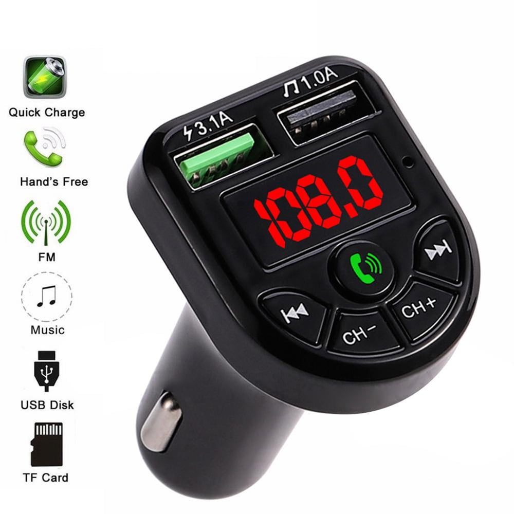 Bluetooth Car Kit Wireless FM Transmitter Modulator USB MP3 Audio Player A 