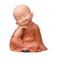 thumbnail image 2 of TIMIFIS Statue of Little Monk , Décoration Maison Petite Décoration Zen Moine Décoration Maison Salon Poupée de Table à Thé Département de Décompression, 2 of 8