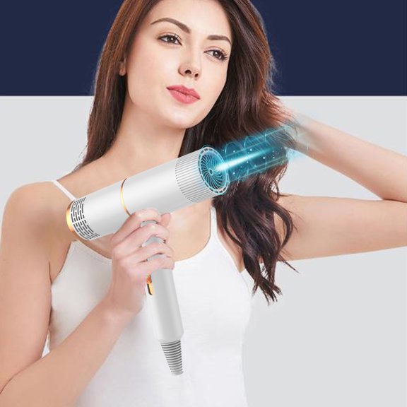 Hwkond Hair Dryers for Women, Electric Hair Dryer High-power Electric Hair Dryer Home Hair Dryer Hot Wind Comb Hair Salon Blowing Comb Lightweight Travel Hairdryer Salon Blowing Comb Clearance Sale