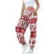 thumbnail image 2 of Pantalones deportivos casuales, pantalones deportivos estampados, pantalones de estilo navideño de cintura alta, pantalones deportivos estampados, confiables y duraderos, 2 of 5