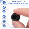 thumbnail image 3 of Uxcell 15 Pcs Tapón de Silicona en Forma de T, Diámetro 14 mm/0.55 Pulgadas, Tapón de Silicona Impermeable Reutilizable, Tapón de Sellado Sólido para Agujeros Redondos en Equipos de Tuberías, Negro, 3 of 7