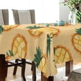 thumbnail image 3 of BZSMCE Square Tablecloth Design Pineapple Pattern Pattern Tableclothes, 3 of 9
