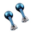 thumbnail image 5 of Ear Studs Anti-allergic Cubic Zirconia Stainless Steel 3 Prong Design Earrings For Daily Life, 5 of 5