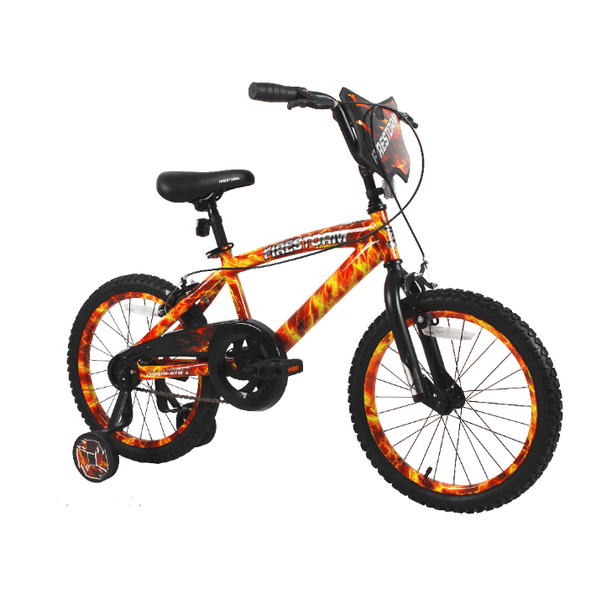 Dynacraft 18 Boys Firestorm Bike With Dipped Paint Effect Orange Walmart Com
