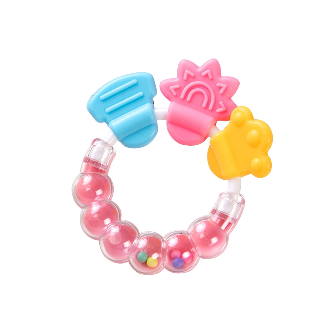 2019 Hot Sale Handbell Shaped Baby Infants Teethers Silicone Newborn Toddler Teething Stick Chew Toys Training Tootbrush