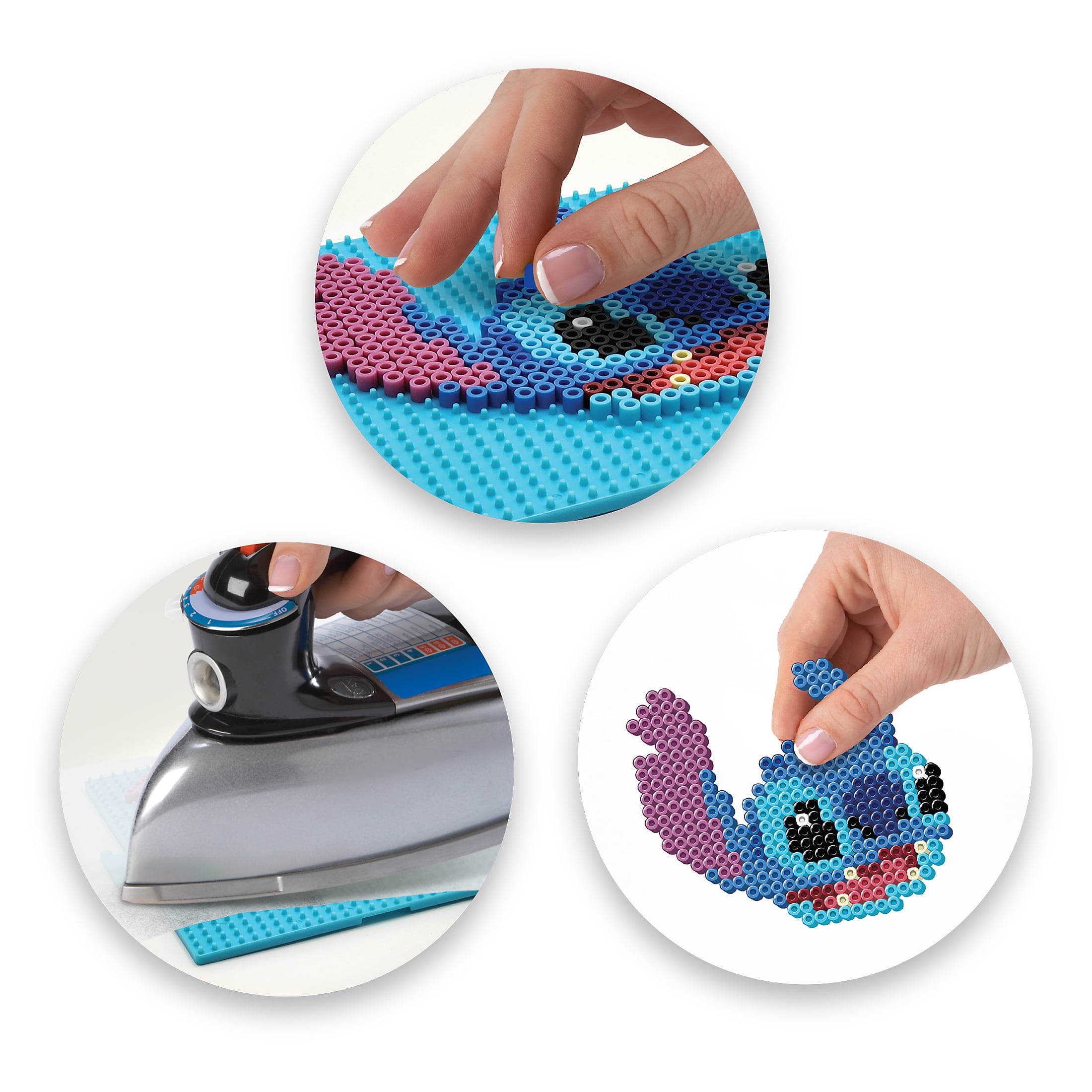 Disney Stitch Fused Bead Deluxe Box Kit by Perler, 4228 pieces, multicolor, ages 6 and up