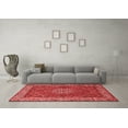 thumbnail image 3 of Ahgly Company Indoor Square Persian Red Traditional Area Rugs, 5' Square, 3 of 4