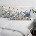 thumbnail image 4 of Blue Starfish Coastal Throw Pillow Covers, Eucalyptus Summer Nautical Shell Rustic Soft Breathable Pillow Cases with Invisible Zipper, Small Pillowcases for Couch Bed Sofa Chair 16x24 Inches, 4 of 9