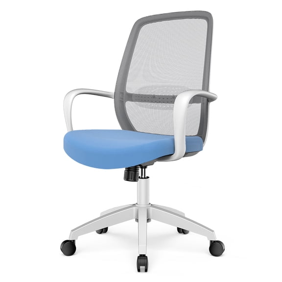Silla de Oficina Ergonómica Deli Secretarial Giratoria Altura Ajustable Malla Elástica