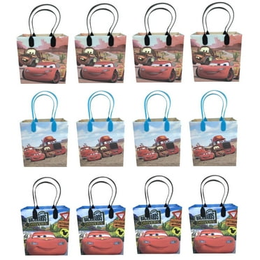 Disney Cars 3 12 Authentic Licensed Party Favor Reusable Medium Goodie Gift Bags 6"