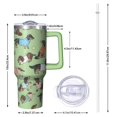 thumbnail image 2 of OBREWU Cute Cartoon Dachshund Tumbler with Handle and Lid,Cute Cartoon Dachshund 40oz Double Wall Vacuum Insulated Tumbler,Cups Gift for Women and Men, 2 of 7
