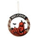 thumbnail image 2 of Xihbxyly Letrero de Puerta de Calabaza de Halloween, Placa de Pared de Madera Festiva, Diseño Duradero, Negro y Naranja Vibrantes, Perfecto para Puerta de Entrada o Porche, Decoración Navideña, Fácil, 2 of 2