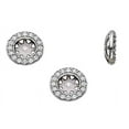 thumbnail image 3 of Pompeii 3/4ct Diamond Earring Studs Halo Jackets 14K  (5.5-6mm) (G-H,SI), 3 of 4