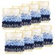 thumbnail image 1 of Paquete de 8 cintas de satén para el pelo Bridesmaid, azul degradado, 1 of 9
