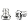 thumbnail image 5 of Uxcell M2x2mm Phillips Screw Fastener Silver Tone 2.8mm Dia Screw Head 200 Pack, 5 of 5