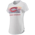 thumbnail image 2 of Women's Concepts Sport White/Charcoal Montreal Canadiens Sonata T-Shirt & Leggings Set, 2 of 5