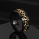 thumbnail image 1 of Nuevo anillo de pareja giratorio de acero inoxidable genial, cadena giratoria de alta calidad, anillos giratorios para mujer, hombre, joyería Punk, regalo de fiesta Dengxun unisex, 1 of 2